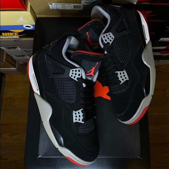 Jordan 4 Retro OG 2019 bred Size 7.5 - Picture 2 of 5